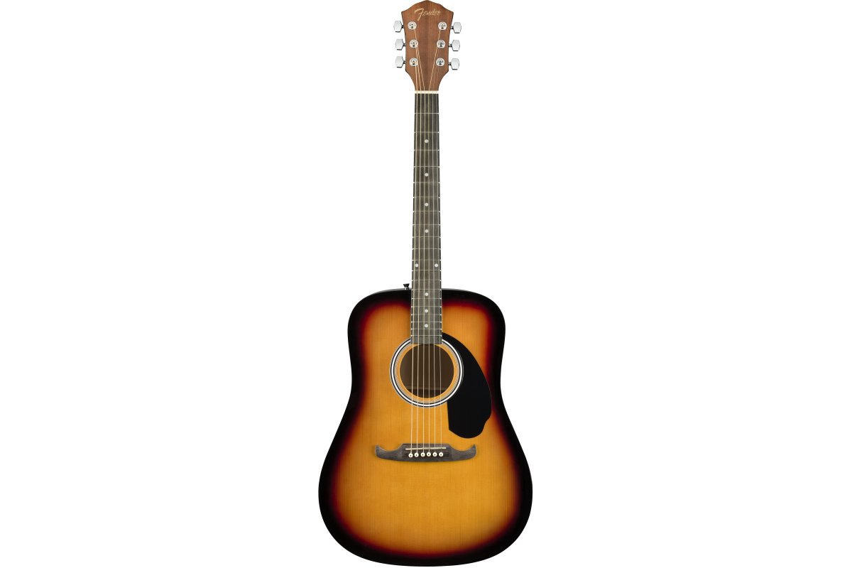 Акустическая гитара Fender Fa-125 Drednought Sunburst коричневая купить,NaN