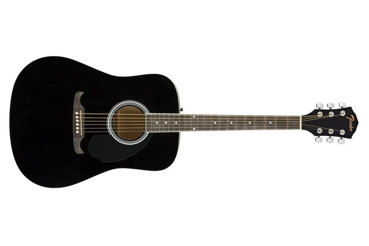 Акустическая гитара Fender Fa-125 Drednought черная купить,123390