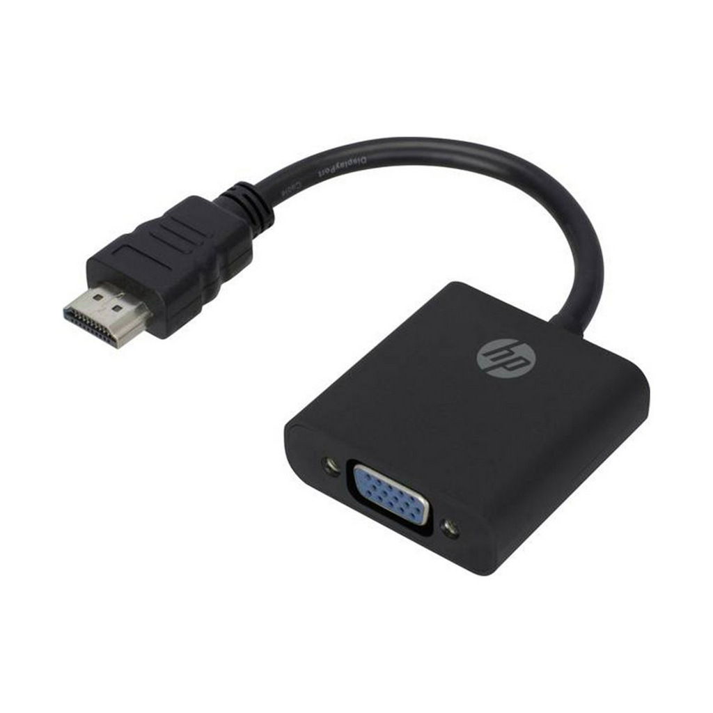 Адаптер HP HDMI to VGA черный
