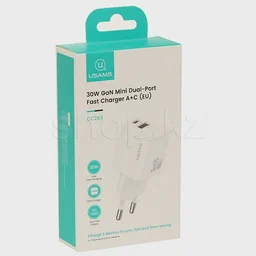 Зарядное устройство Usams US-CC263, 30W, White