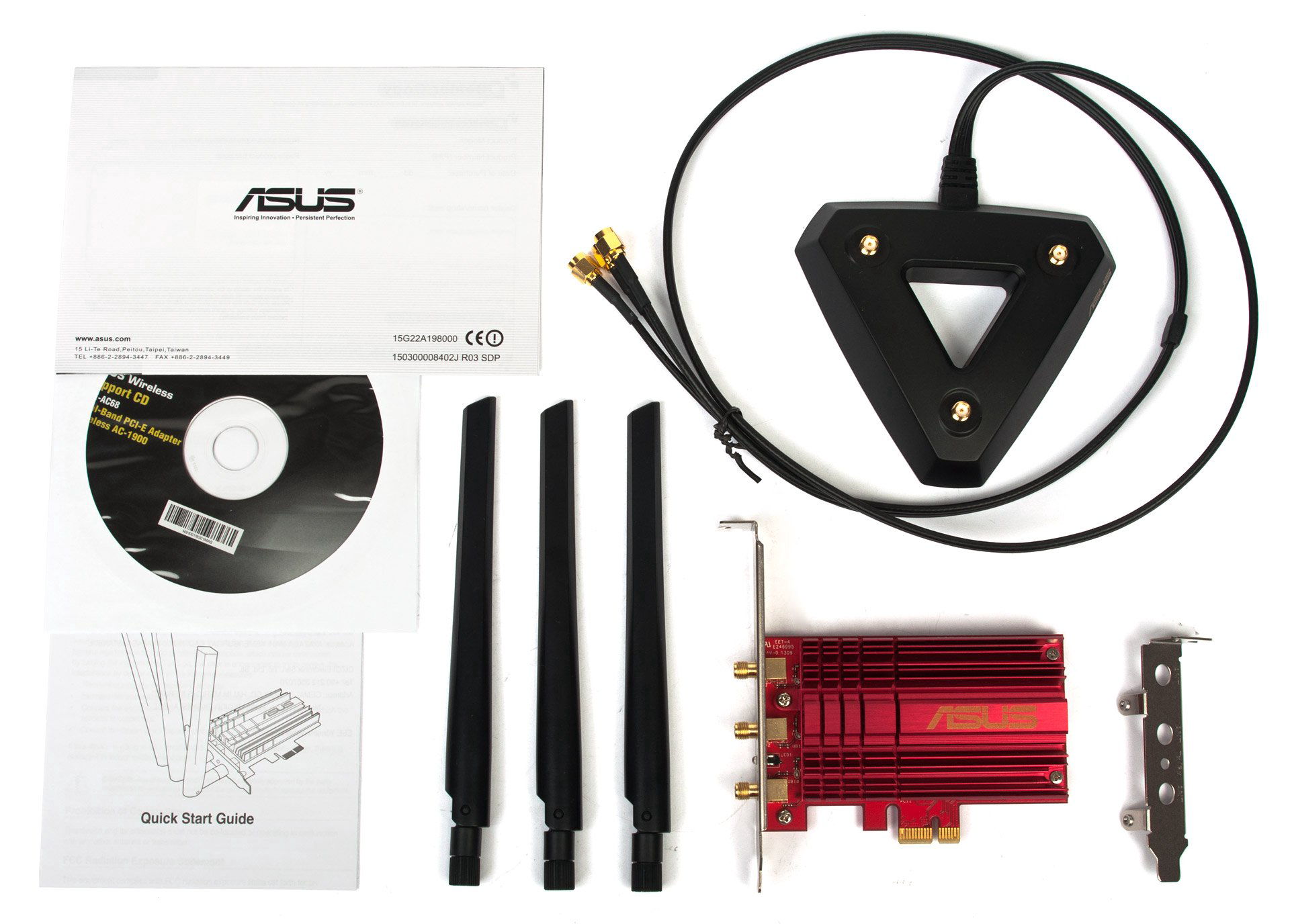 Сетевая карта Asus PCE-AC68  купить,NaN
