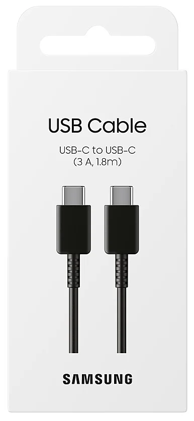 Кабель Samsung USB Type-C — USB Type-C 3A 1.8м EP-DX310JBRGRU Black