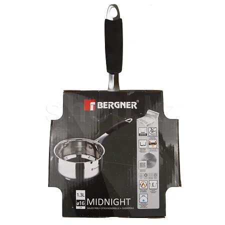 Ковш Bergner Midnight BG-32081-MM, 16 см