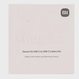 Кабель интерфейсный для USB Type-C - Type-C Xiaomi 3A Braided L33020, 1m, White