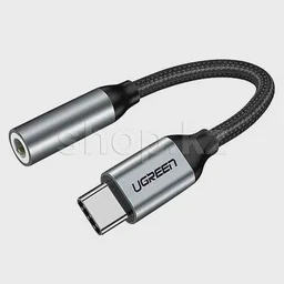 Кабель аудио сигнала Ugreen AV142, 10 sm, Grey, BOX