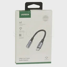 Кабель аудио сигнала Ugreen AV142, 10 sm, Grey, BOX