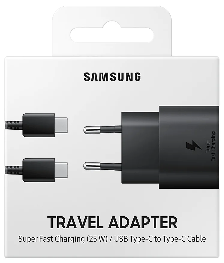 Сетевое зарядное устройство Samsung 25Вт EP-TA800NBEGRU Black купить,NaN