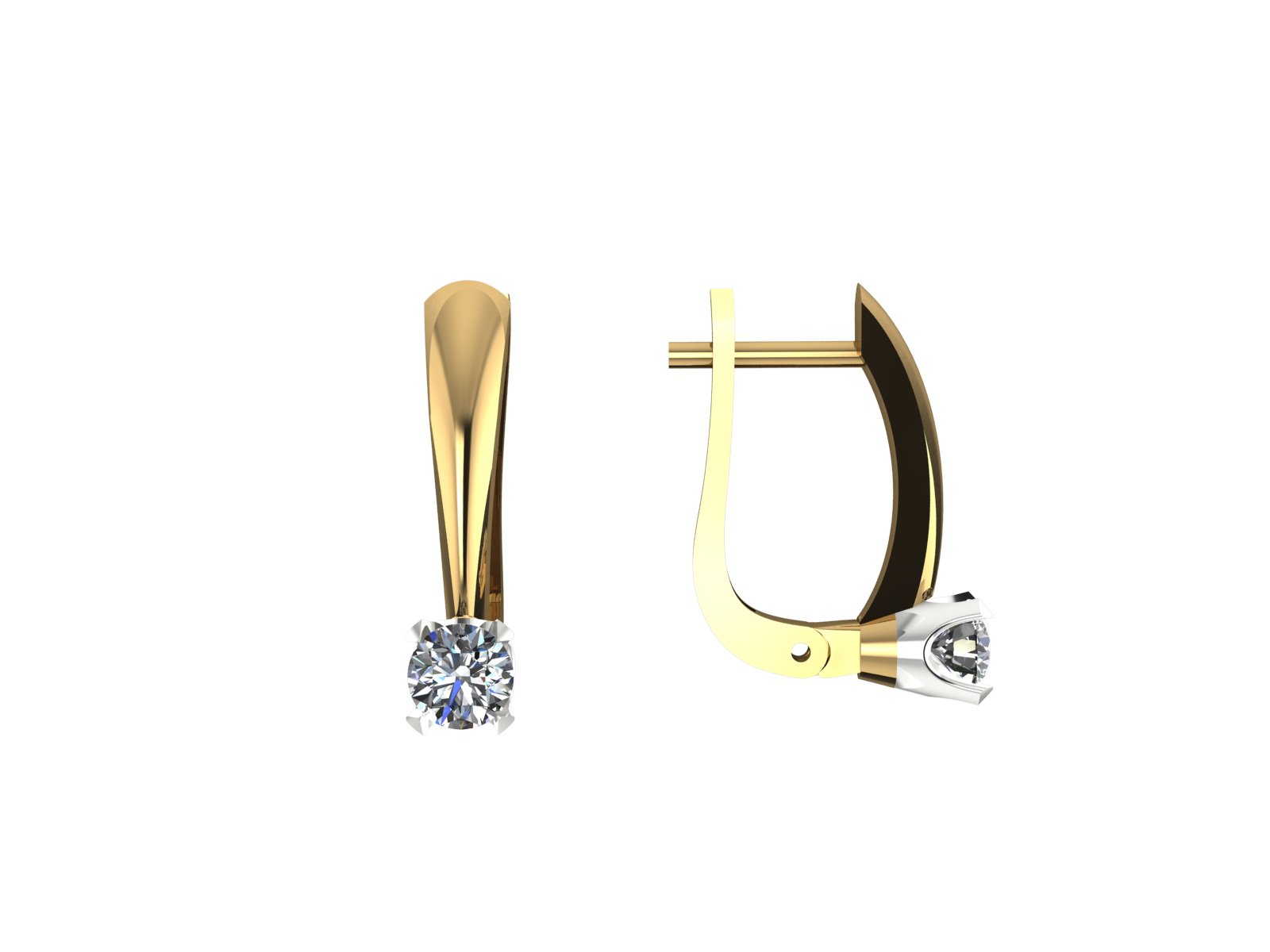 Серьги Deimantas VS2 K 3,03гр 0,40ct купить,NaN