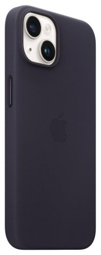 Чехол Apple Leather Case MagSafe для Apple iPhone 14 ink купить,0