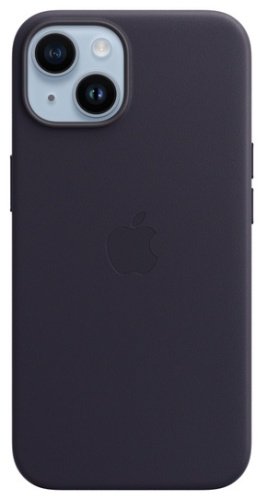 Чехол Apple Leather Case MagSafe для Apple iPhone 14 ink купить,0