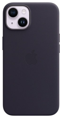Чехол Apple Leather Case MagSafe для Apple iPhone 14 ink купить,0