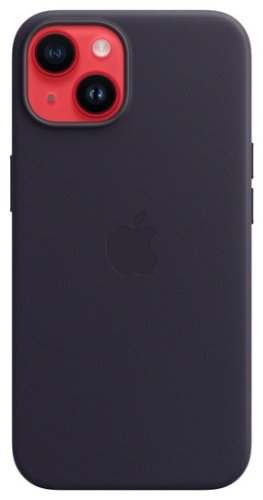 Чехол Apple Leather Case MagSafe для Apple iPhone 14 ink купить,0