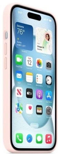 Чехол Apple Silicone Case MagSafe для Apple iPhone 15 Light Pink купить,0