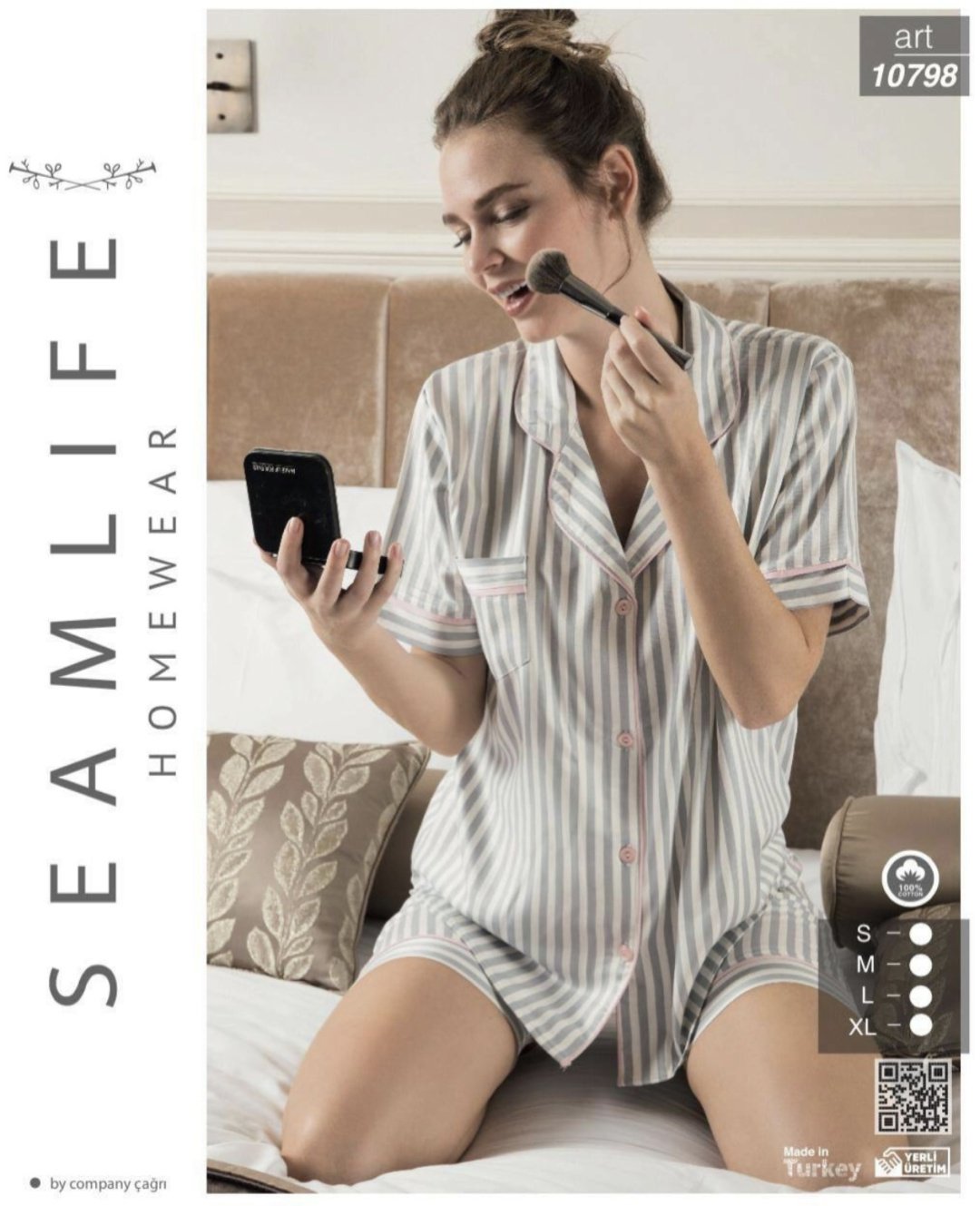 Пижама Seamlife 10798 48-50L серая