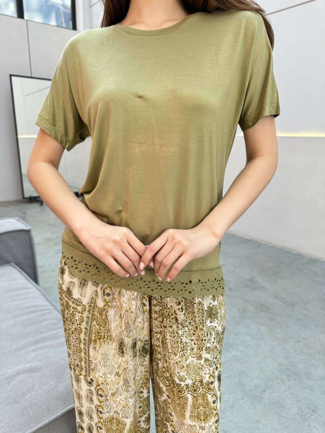 Пижама Monamise 25003 36 хаки - ForteMarket Пижама Monamise 25003 36 хаки купить,0