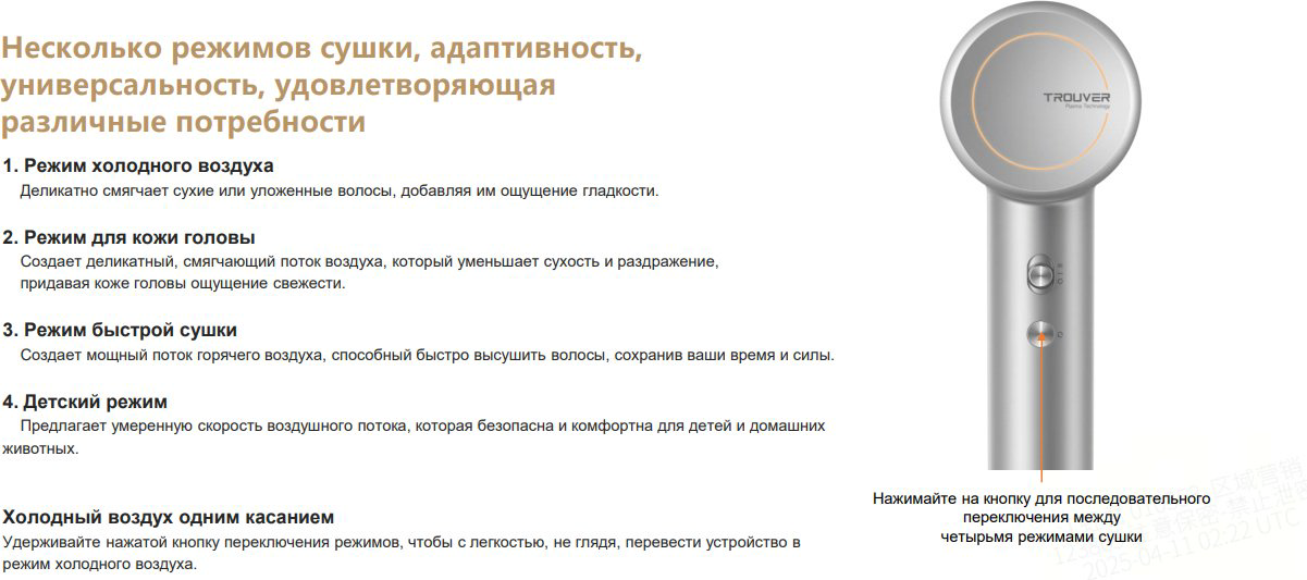 TROUVER AMSH10 Shine 10 фен 1600 Вт купить,NaN