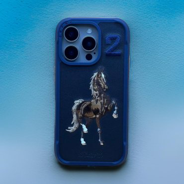 Чехол Santa Barbara Polo & Racquet Club для Apple iPhone 16 Pro синий купить,2399