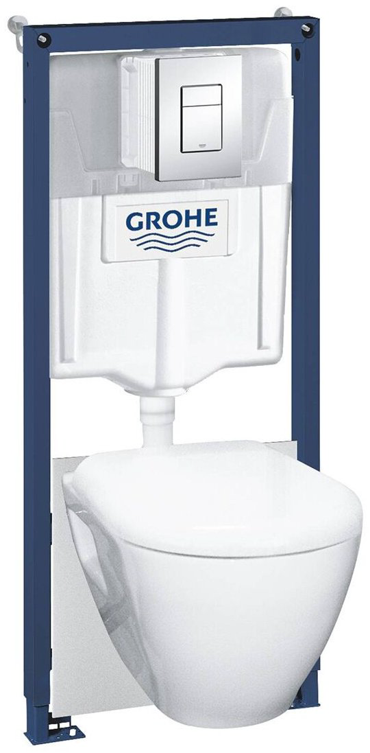 Унитаз Grohe Solido 39468000 с инсталляцией белый