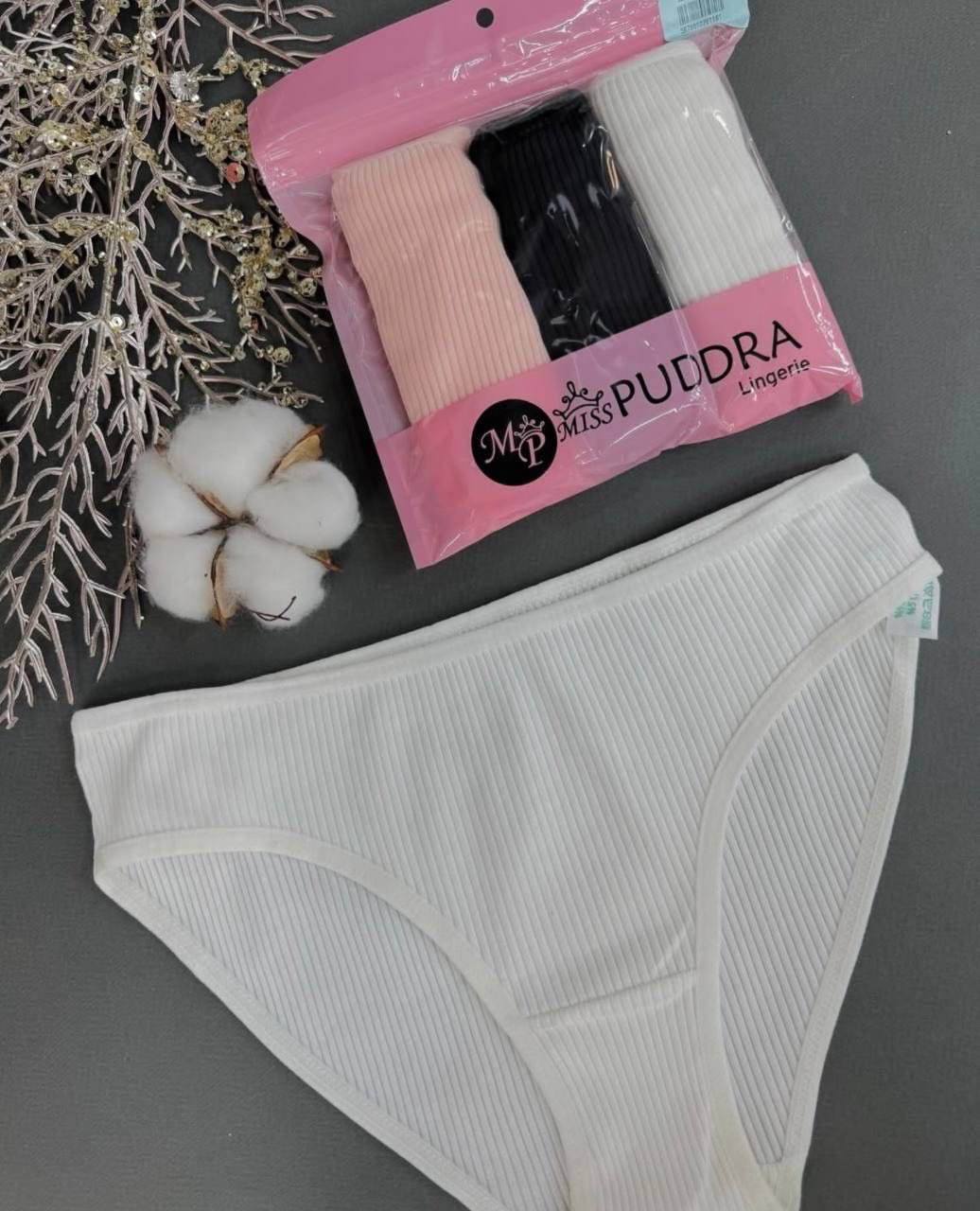 Слипы Pudra 8118-5 4XL мультиколор 3 шт/уп