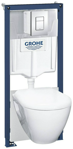 Унитаз Grohe Solido 39468000 с инсталляцией белый