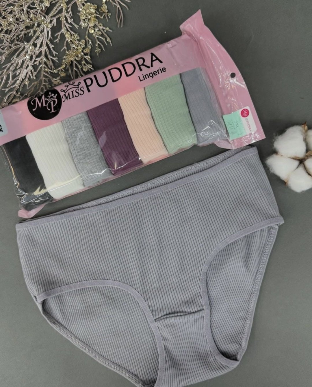 Слипы Pudra 34056789 4XL мультиколор 7 шт/уп