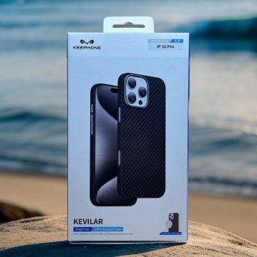 Чехол KeepHone для Apple iPhone 16 Pro черный купить,NaN