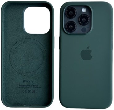 Чехол Для Apple iPhone 15 Pro зеленый купить,12070