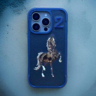 Чехол Santa Barbara Polo & Racquet Club для Apple iPhone 16 Pro Max синий купить,1286
