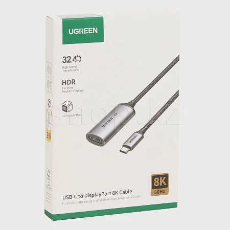 Переходник USB Type-C - DisplayPort, Ugreen CM654, BOX
