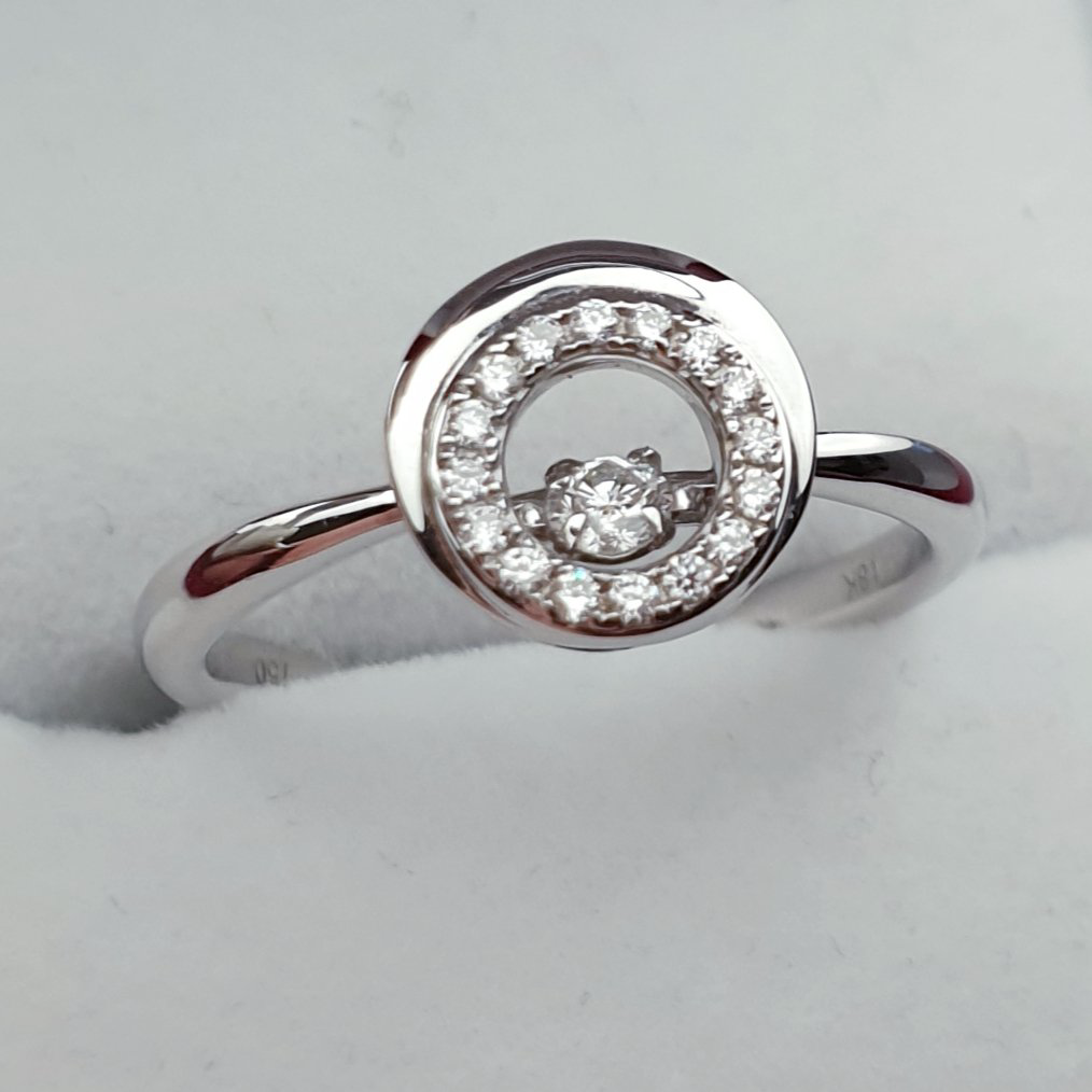 Кольцо Deimantas VS1 G 16,5р 2,85гр 0,15ct купить,NaN