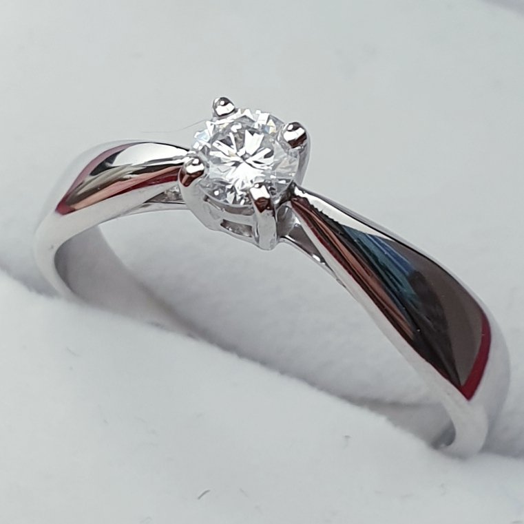Кольцо Deimantas VS2 G 16,5р 2,83гр 0,17ct купить,NaN