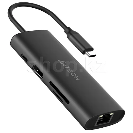 Переходник USB Type-C Multi Function 8in1, A4Tech DST-80C, BOX купить,16450