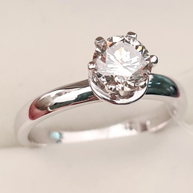 Кольцо Deimantas VS2 К  16,5р 3,13гр 0,83ct  купить,NaN