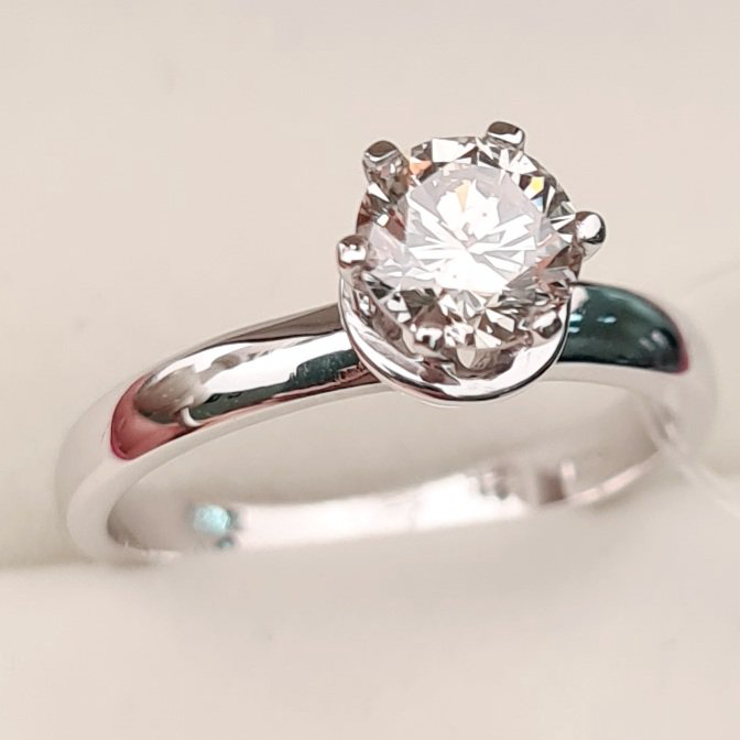 Кольцо Deimantas VS2 К  16,5р 3,13гр 0,83ct  купить,NaN