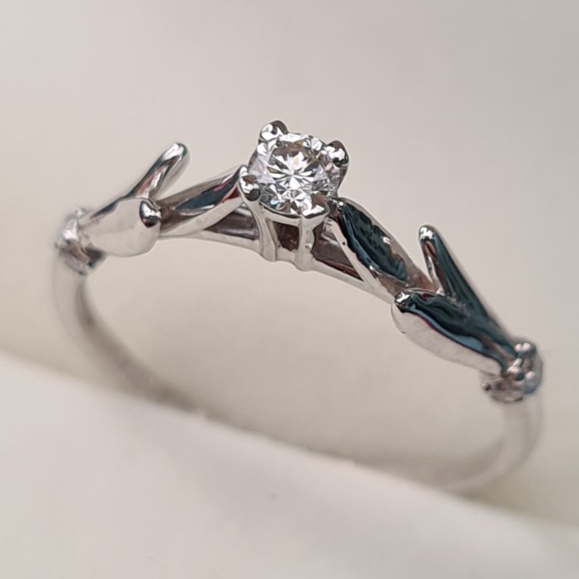 Кольцо Deimantas VS1 G 16,5р 1,6гр 0,15ct купить,NaN