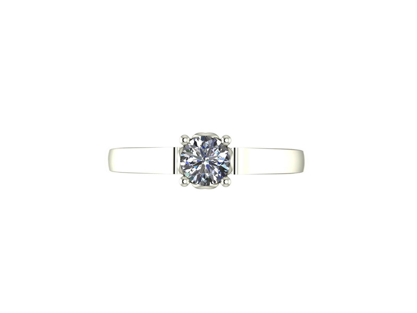 Кольцо Deimantas VS1 К  GIA 2306657941 16,5р 2,5гр 0,40ct купить,NaN