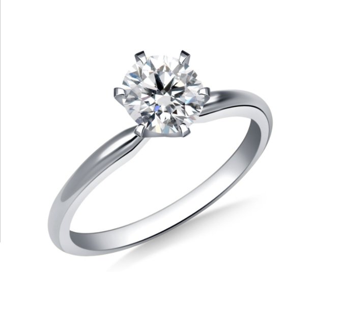 Кольцо Deimantas I1 К  GIA 2307468252 16,5р 1,81гр 0,60ct купить,NaN