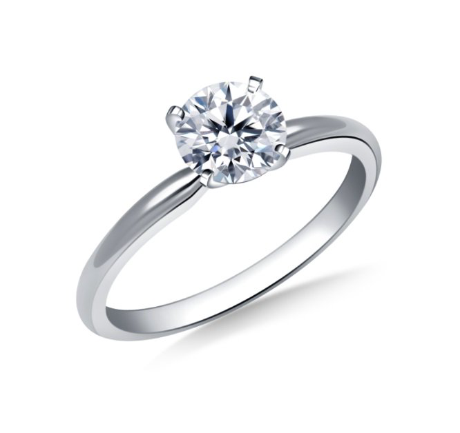 Кольцо Deimantas SI2 М GIA 2346942403 16,5р 2гр 0,50ct купить,NaN