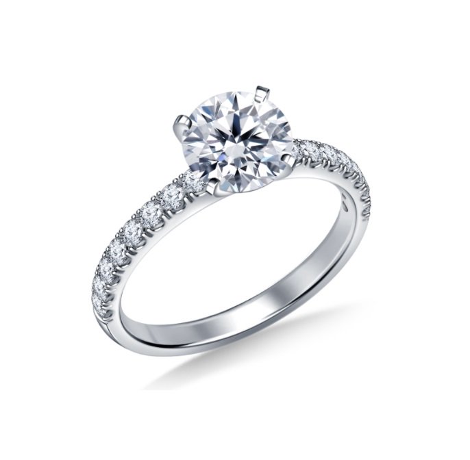 Кольцо Deimantas I1 L 16,5р 1,88гр 0,60ct купить,NaN
