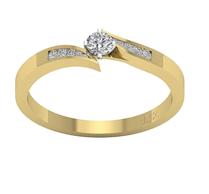 Кольцо Deimantas SI1 G 17р 1,88гр 0,70ct  купить,NaN