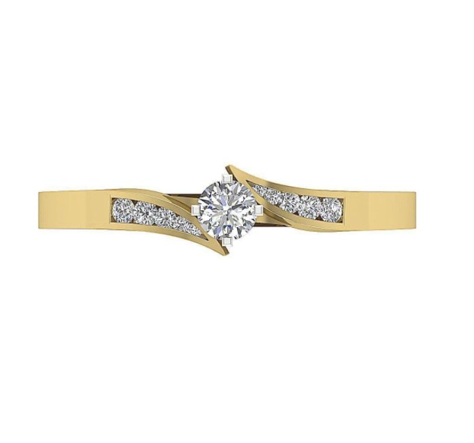 Кольцо Deimantas SI1 G 17р 1,88гр 0,70ct  купить,NaN