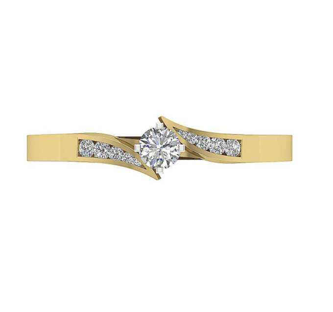 Кольцо Deimantas SI1 G 17р 1,88гр 0,70ct  купить,NaN