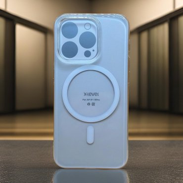 Чехол для телефона X-LEVEL для Apple iPhone 15 Pro прозрачный купить,999