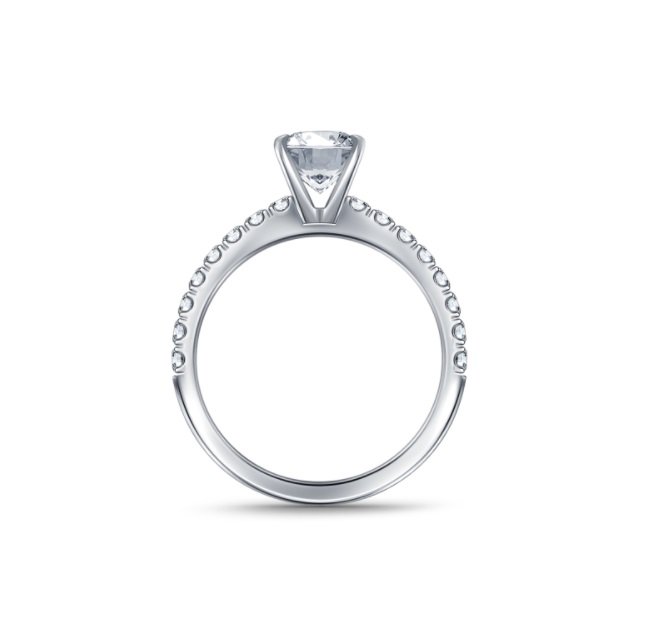 Кольцо Deimantas I1 L 16,5р 1,88гр 0,60ct купить,NaN