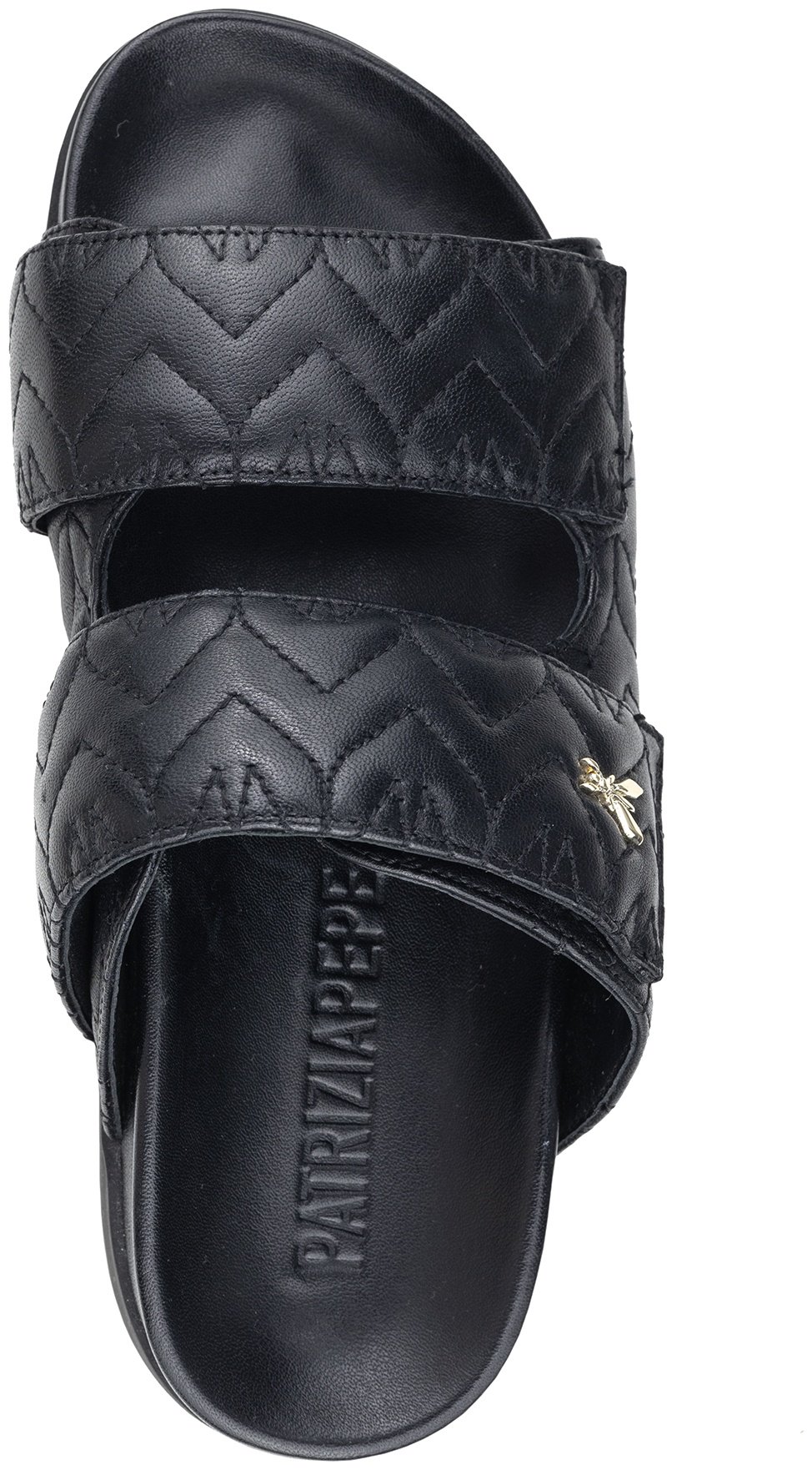 Шлепанцы Patrizia Pepe черный - ForteMarket Шлепанцы Patrizia Pepe черный купить,0