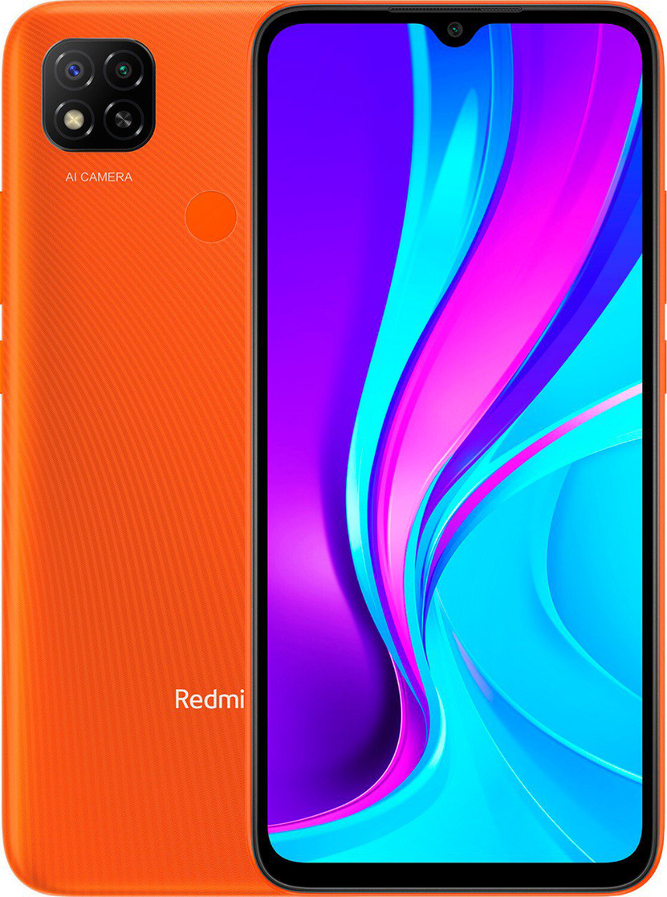 Смартфон Xiaomi Redmi 9C 3/64Gb Sunrise Orange купить,NaN