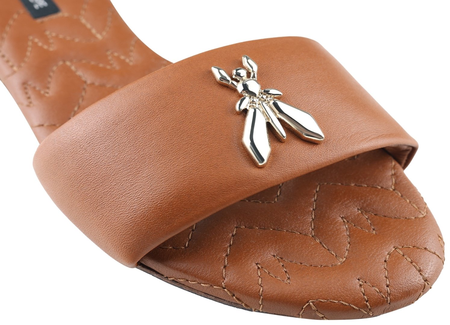 Шлепанцы Patrizia Pepe коричневый - ForteMarket Шлепанцы Patrizia Pepe коричневый купить,0