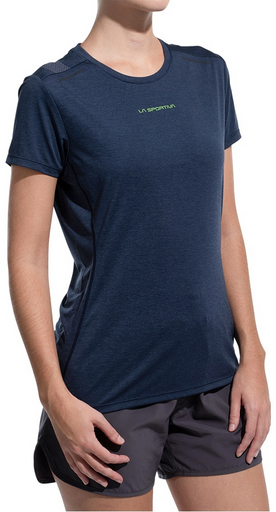 Футболка женская La Sportiva Tracer T-Shirt W Night Q53646737 M Sky-Aspen Green купить,0