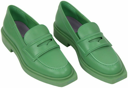Лоферы 3Juin зеленые 39