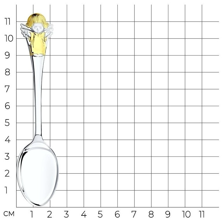 Ложка SOKOLOV 2302010001 вес 17.68 г серебро, без вставок купить,53352